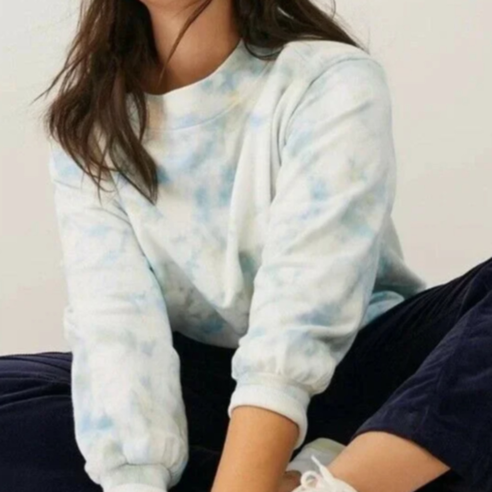 Anthropologie Pilcro The Elayna Tie Dye Pullover Sweatshirt
